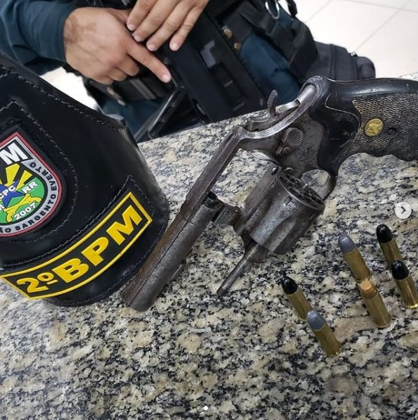 Polícia Militar prende homem armado na zona Oeste de Boa Vista