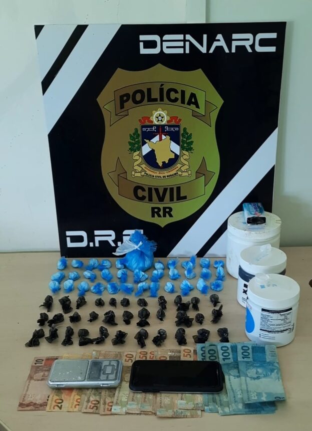 Polícia Civil prende homem com meio quilo de droga no Centenário