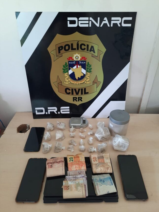 Suspeita de vender drogas em Boa Vista é detida pela Polícia Civil