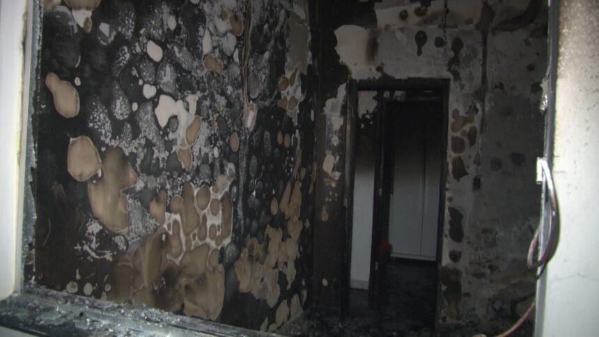 Incêndio é registrado em residência no bairro Buritis