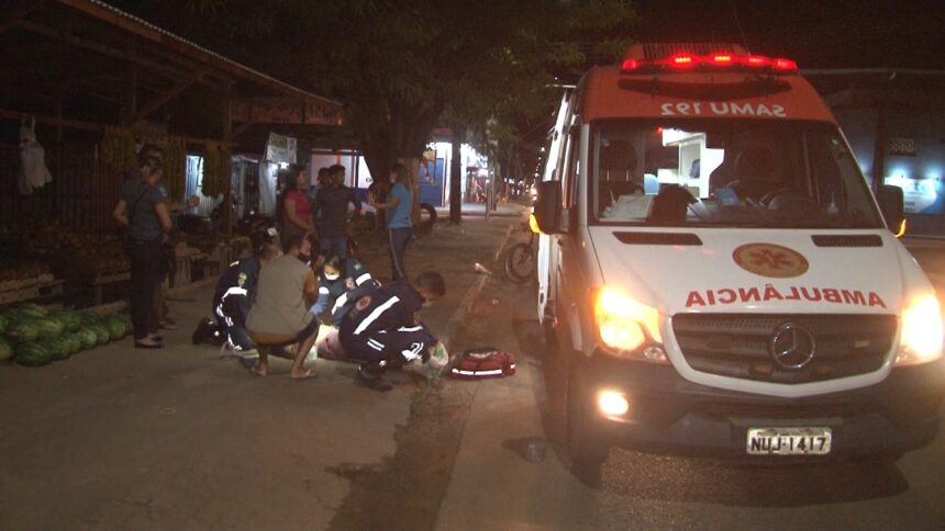 Motociclista fica ferido em acidente de trânsito em Boa Vista