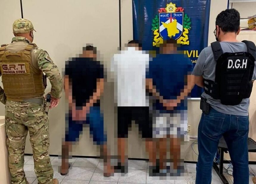 Trio suspeito de assassinar venezuelanos é preso em Boa Vista