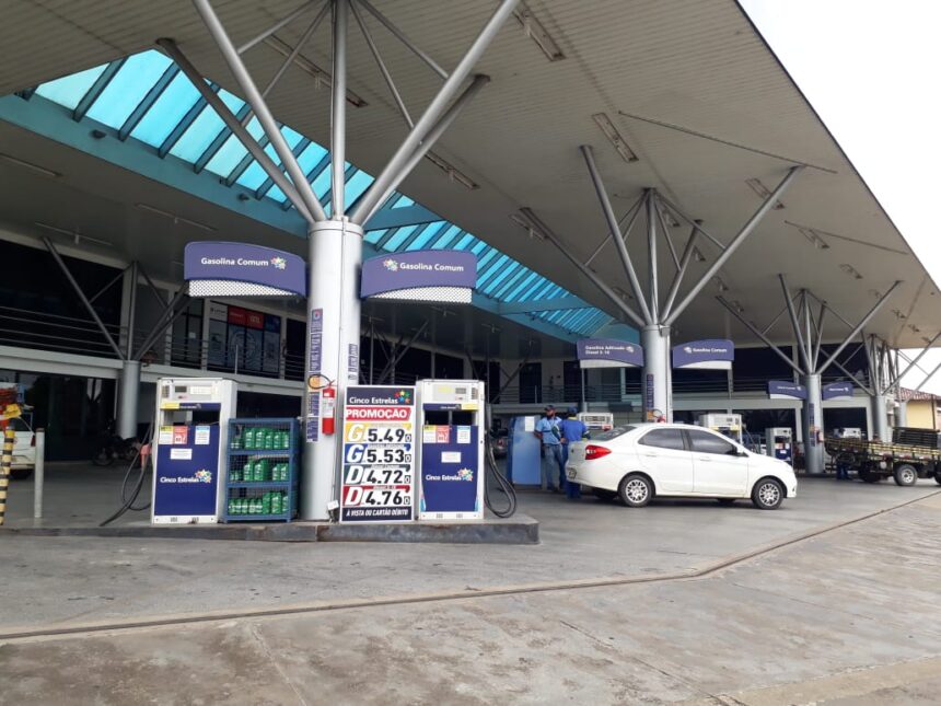 Novo reajuste eleva preço da gasolina para R$ 5,70 em Boa Vista