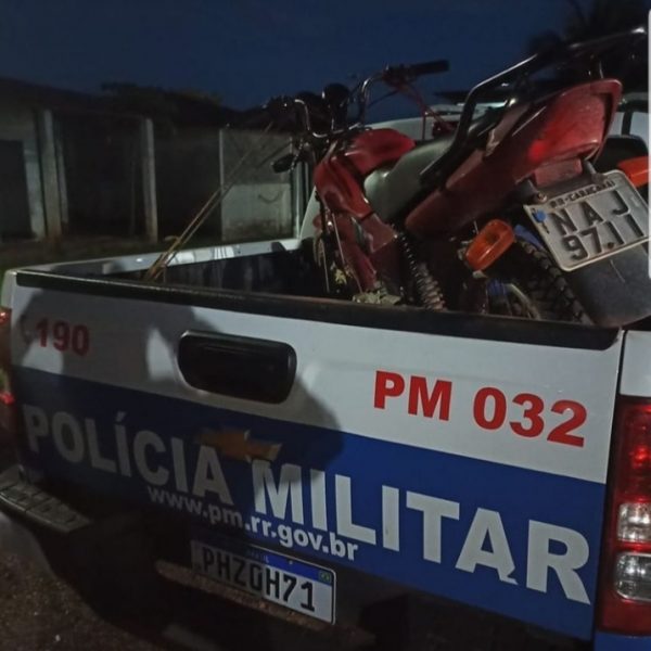 PM recupera moto roubada após ser vendida para jovem por R$ 2,5 mil