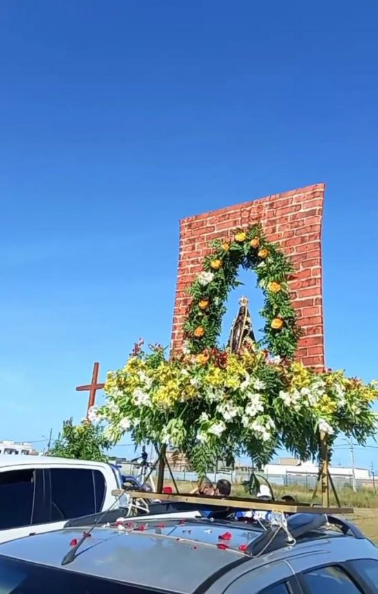 Fiéis celebram Dia de Nossa Senhora com carreata e missas em Boa Vista