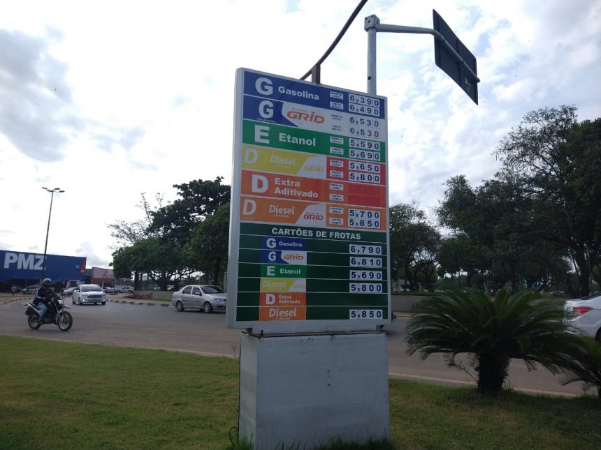 Preço da gasolina dispara e chega a R$ 6,49 em Boa Vista