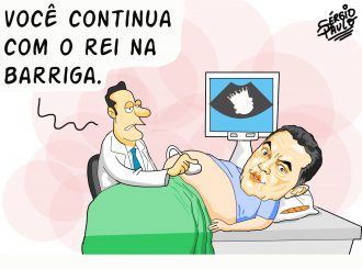 Rei na barriga…