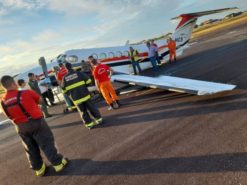 Avião faz pouso de emergência em aeroporto de Boa Vista