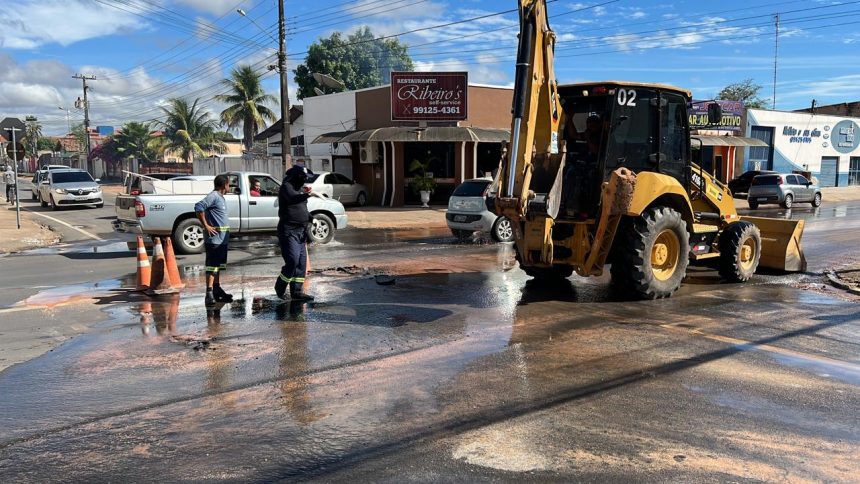 Rompimento em adutora deixa 34 bairros sem água em Boa Vista