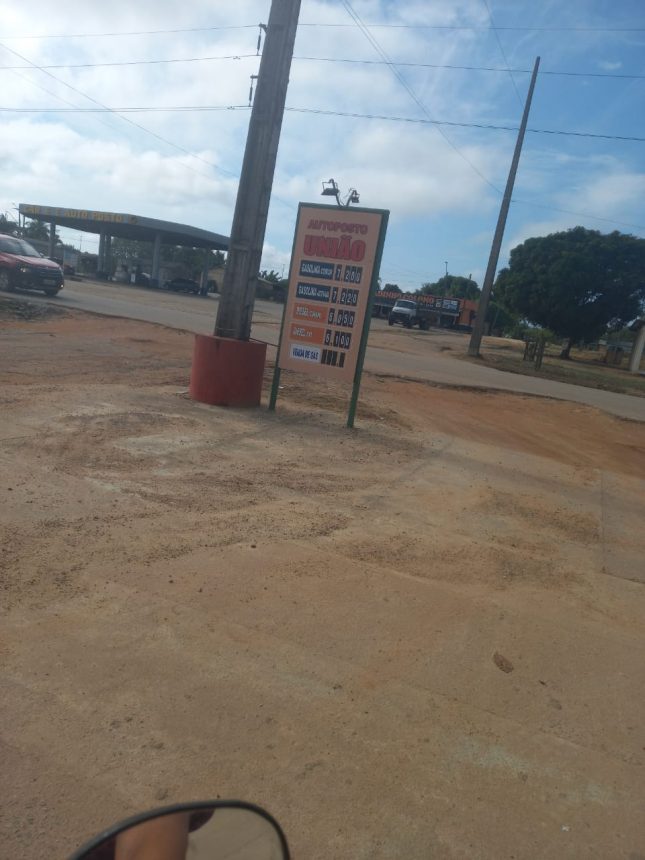 Preço da gasolina acelera e chega a R$ 7,22 no interior de Roraima