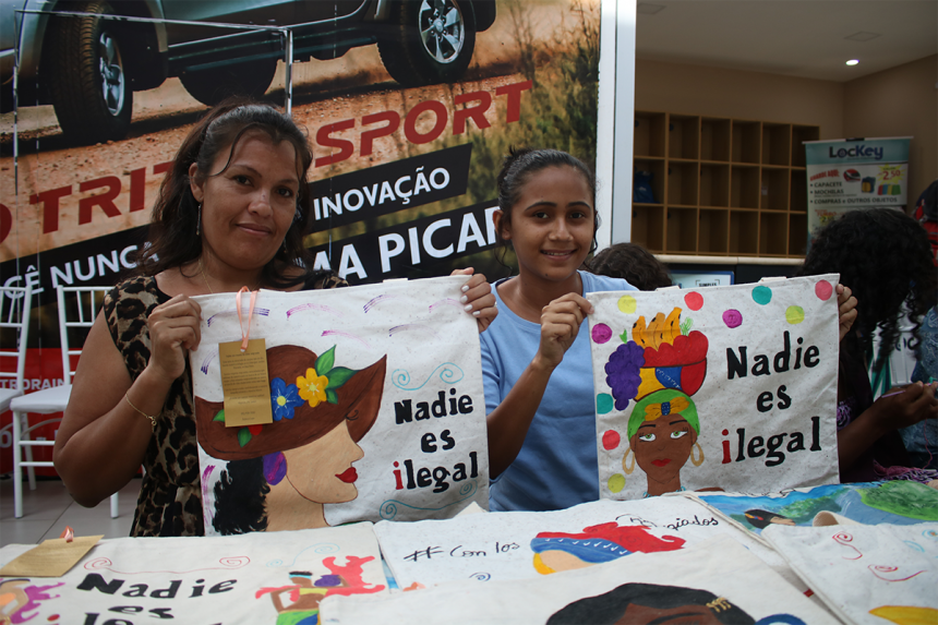 Feira expõe produtos de empreendedores brasileiros e refugiados em Boa Vista