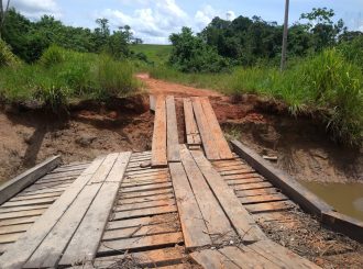 Ponte com obra parada pode trazer potencial risco de isolamento no inverno para comunidades