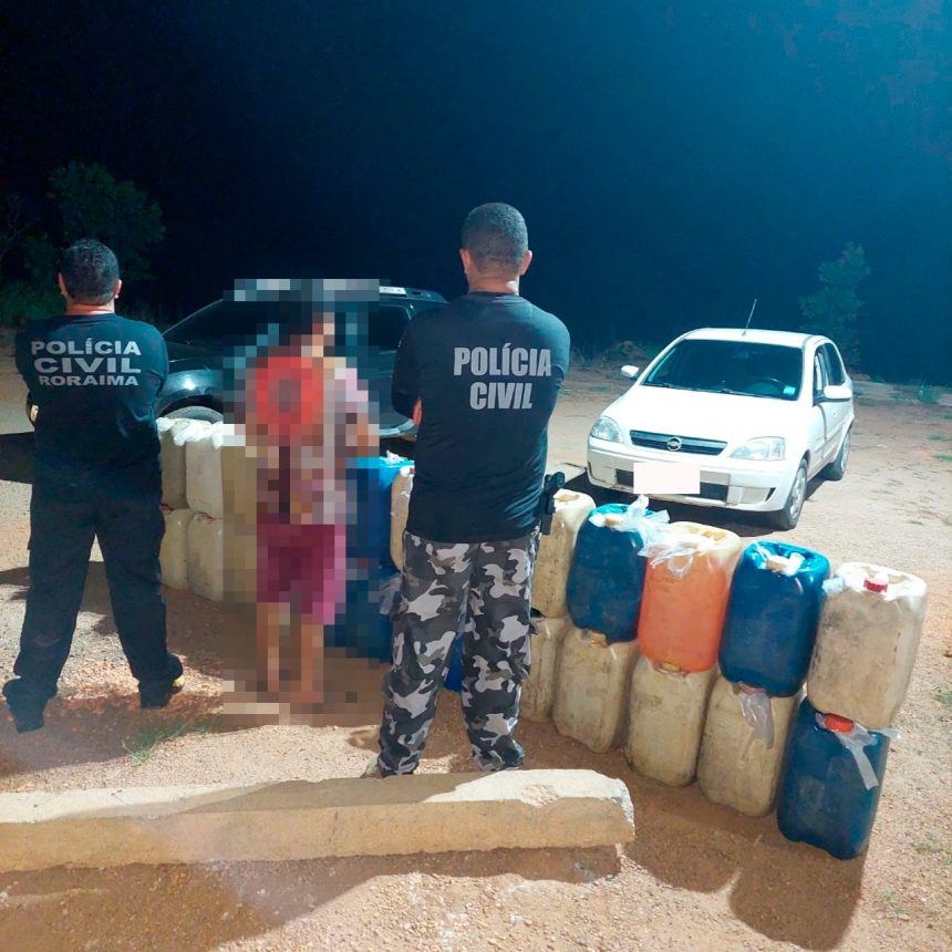 Polícia apreende quase 800 litros de combustível na BR-174