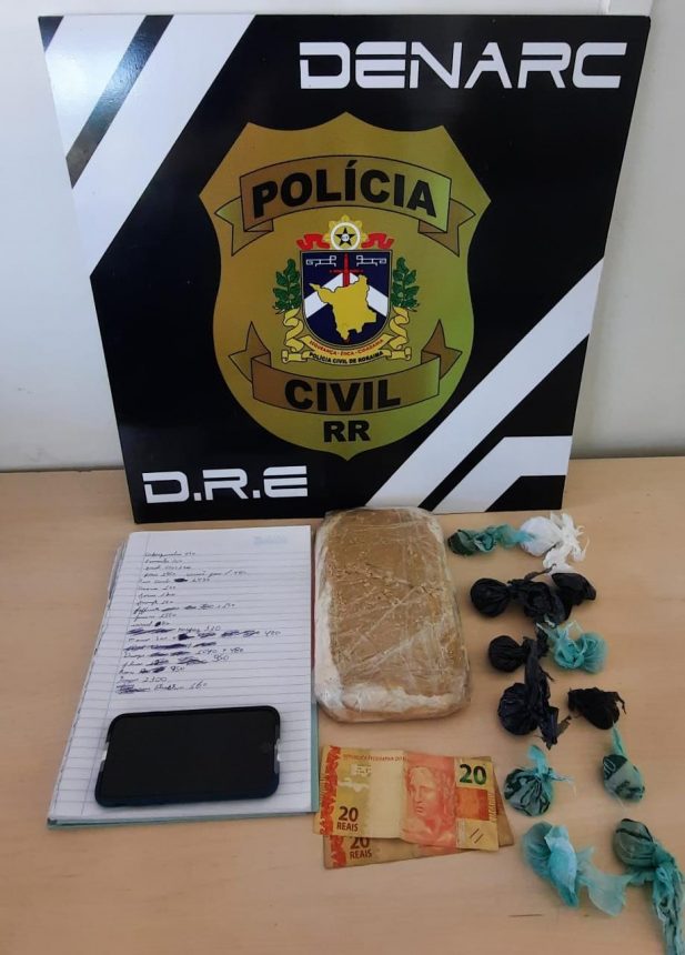 Jovem é preso por tráfico de drogas no Treze de Setembro