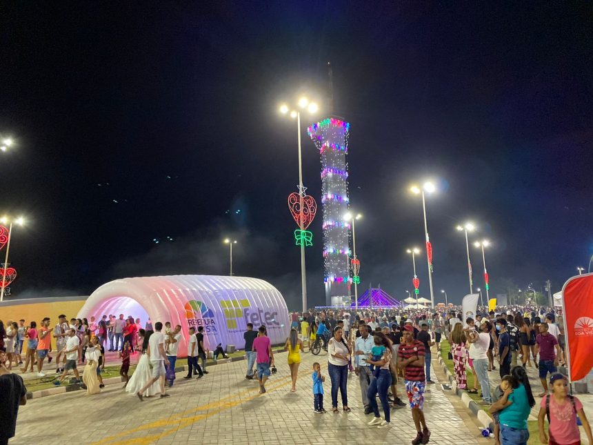 Virada do ano no Parque do Rio Branco reúne famílias em Boa Vista