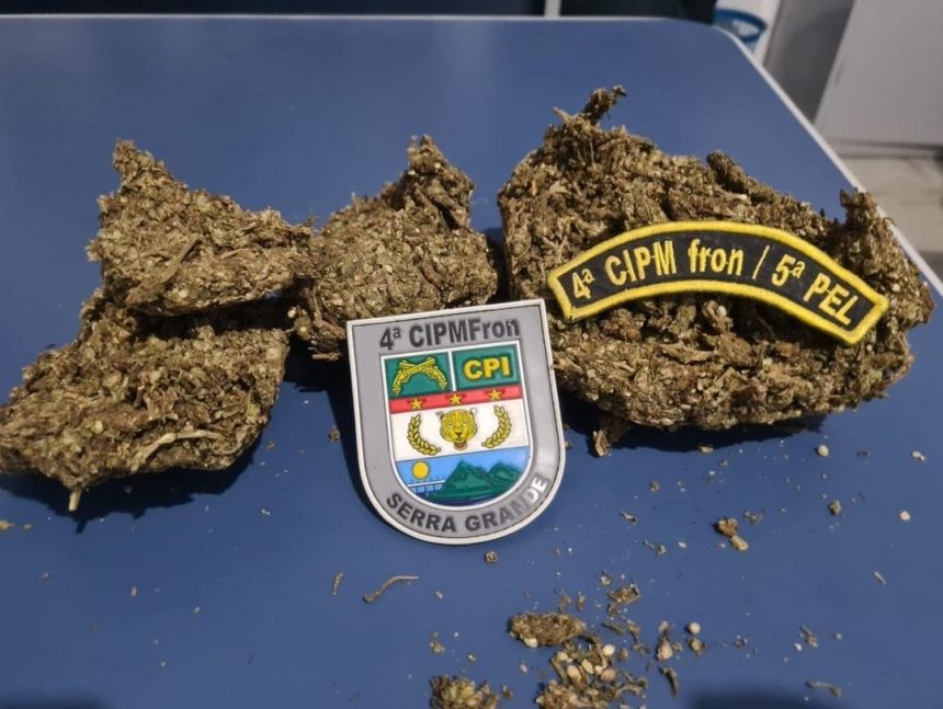 Trio é preso com quase 300g de maconha em rodovia do Cantá