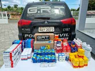 Polícia Civil apreende medicamentos na fronteira com a Venezuela