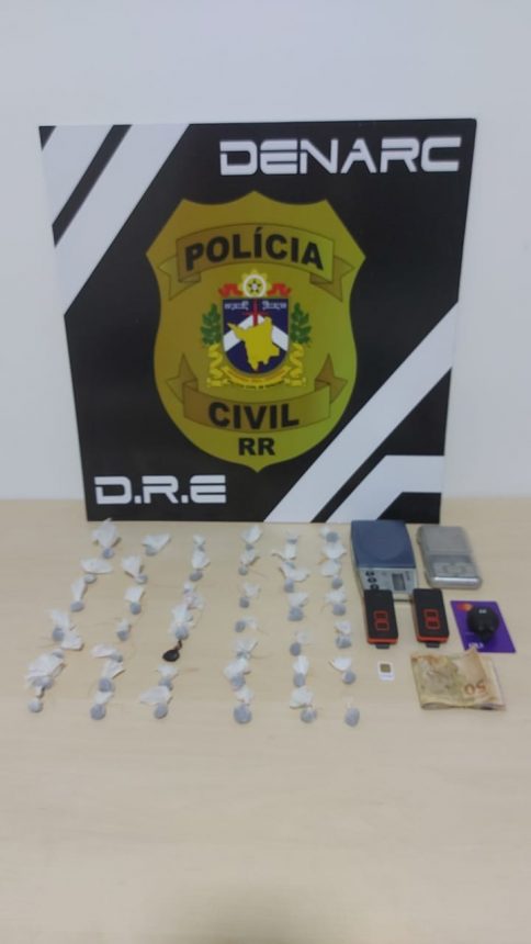 Dupla é presa por suspeita de tráfico de drogas na zona Sul de Boa Vista