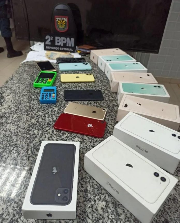 Quadrilha é presa por vender celulares roubados em RR após Polícia Civil do AM rastrear Iphone