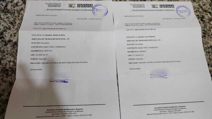 Merendeiras denunciam que foram removidas de escola após responderem perguntas sobre merenda escolar a fiscais do MEC