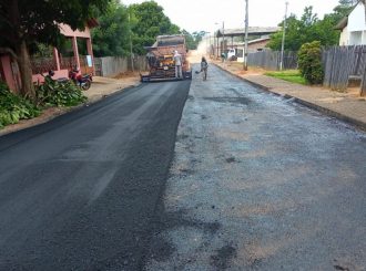 Em São Luiz, Vila Moderna tem asfalto recuperado em oito ruas