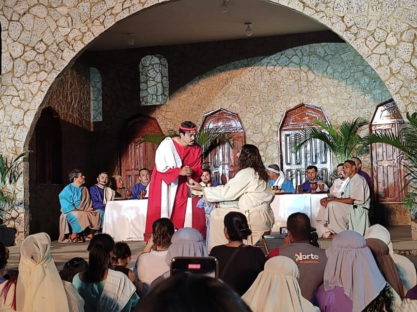 Paixão de Cristo reúne cerca de 8 mil fiéis em Mucajaí