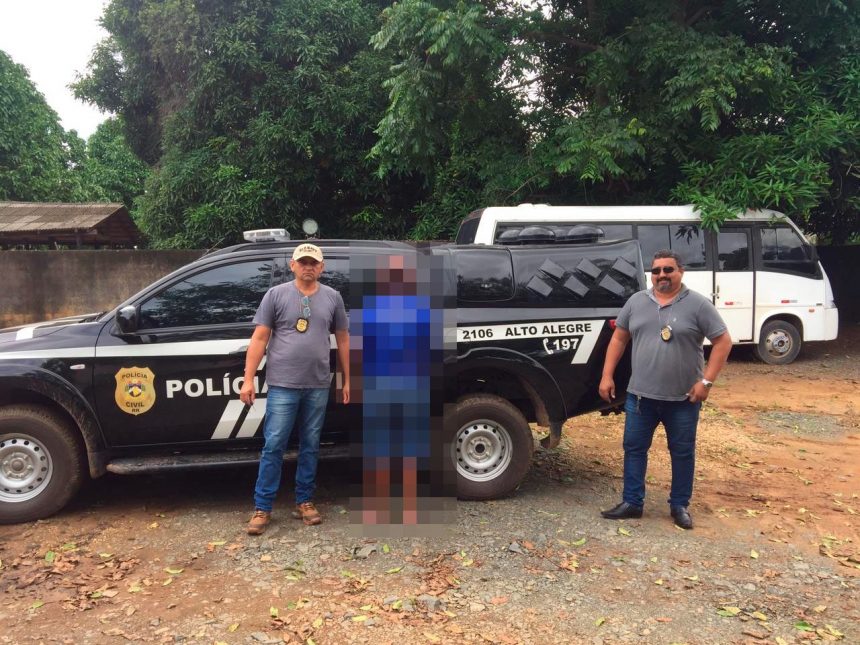 Tio é preso suspeito de estuprar sobrinha de 13 anos em Alto Alegre