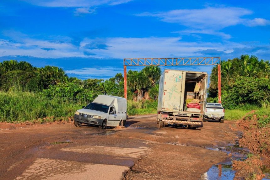 Moradores do Sul de Roraima denunciam precariedade da BR-210