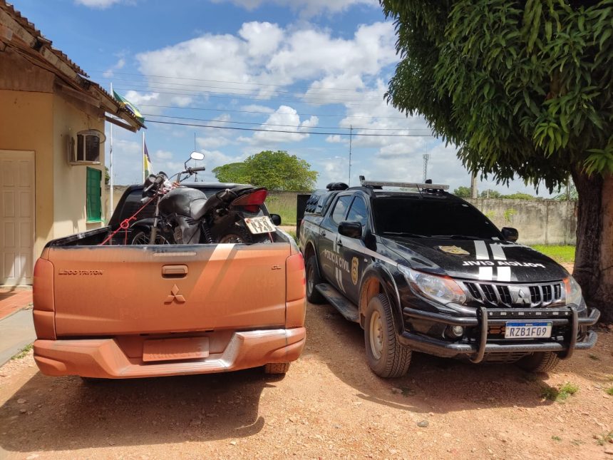 Motocicleta furtada em Boa Vista é recuperada  após cinco anos em Normandia