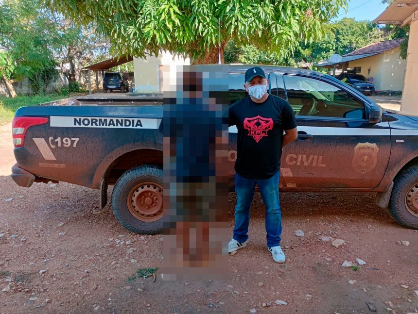 Agricultor acusado de estuprar prima de 11 anos é preso em Normandia, Norte de RR