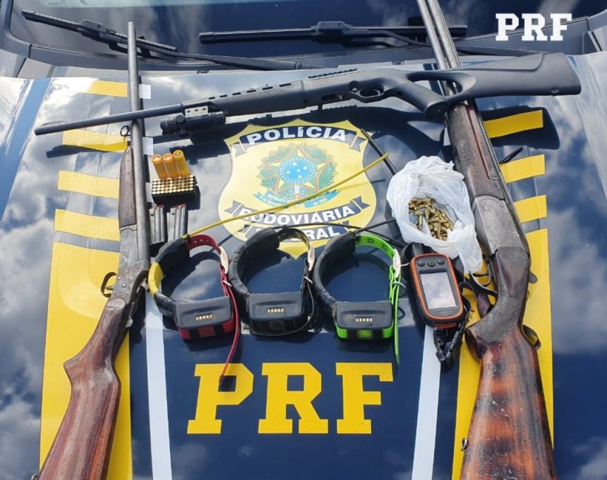 PRF prende sete pessoas, apreende armas, munições, ouro e 1.500 L de combustível em RR