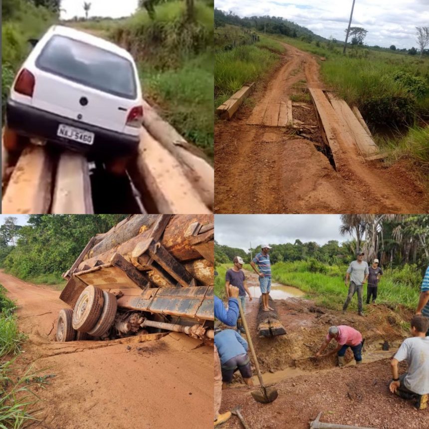 Moradores do interior de Roraima enfrentam dificuldades por falta de investimentos em pontes e estradas