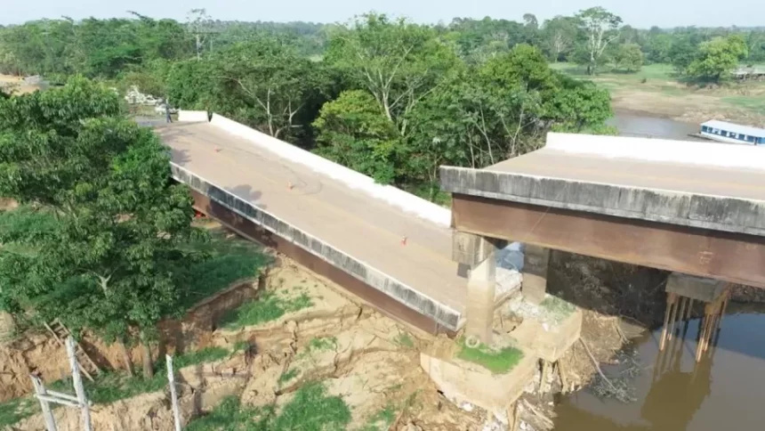 Desabamento de duas pontes no AM pode trazer prejuízos no abastecimento de alimentos e combustíveis em RR