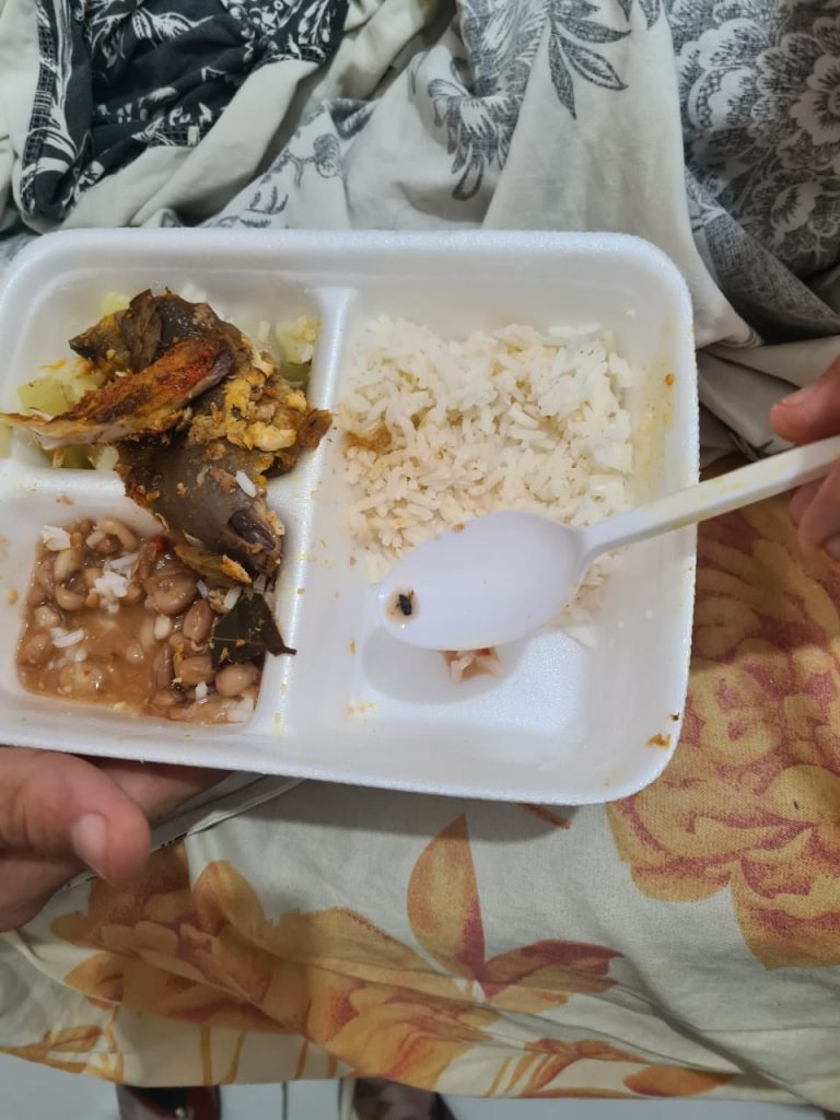 Paciente do HGR encontra mosca dentro de refeição: 'falta de respeito'