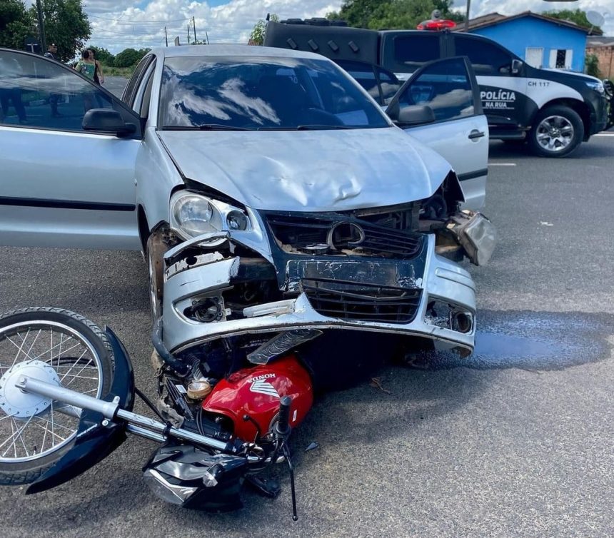 Foragido causa acidente durante fuga e motociclista morre em Boa Vista