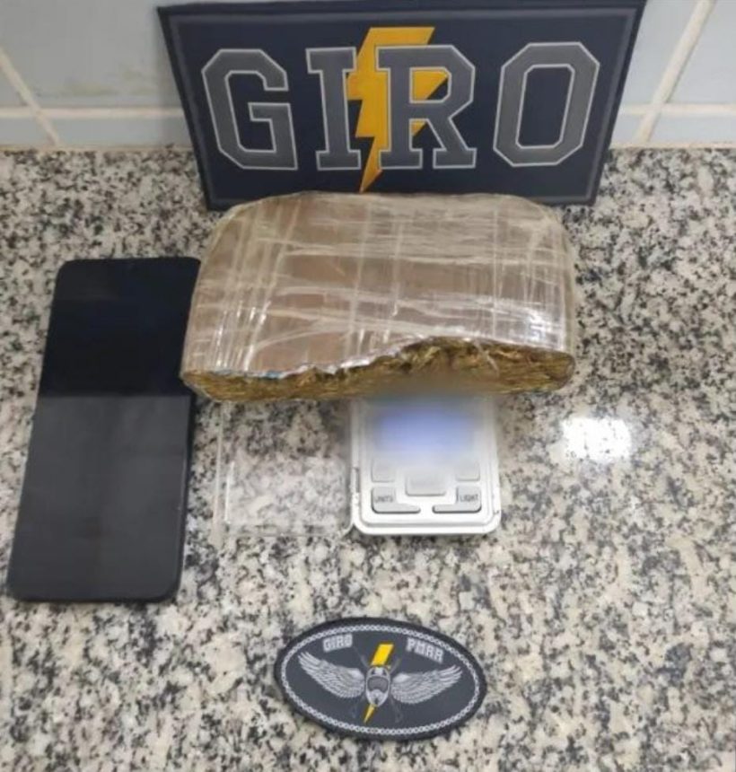 Casal tenta fugir de abordagem e é preso com drogas em Boa Vista