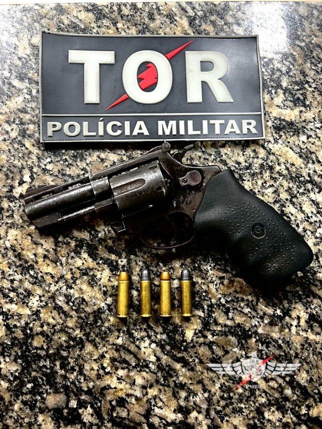 Dois tentam fugir e são presos por porte ilegal de arma de fogo na zona Oeste de Boa Vista