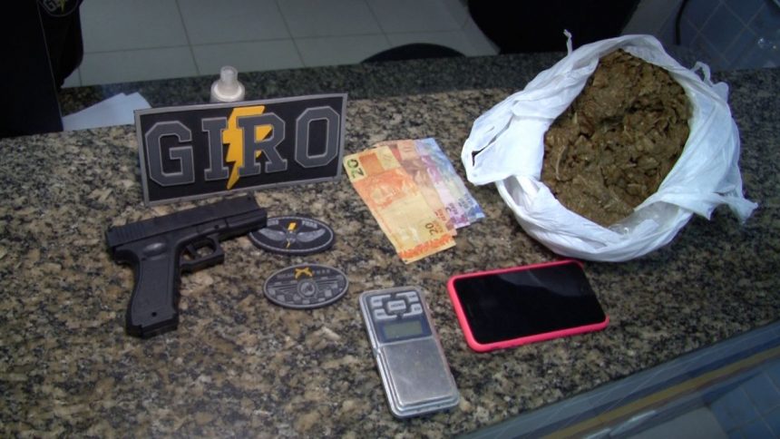 Jovem é preso com 1,3 kg de skunk no Conjunto Cidadão