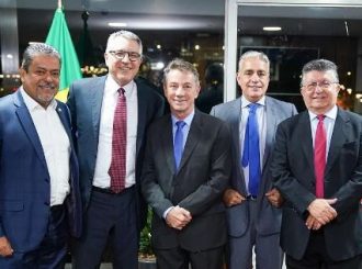 Denarium e Hiran no Palácio do Planalto