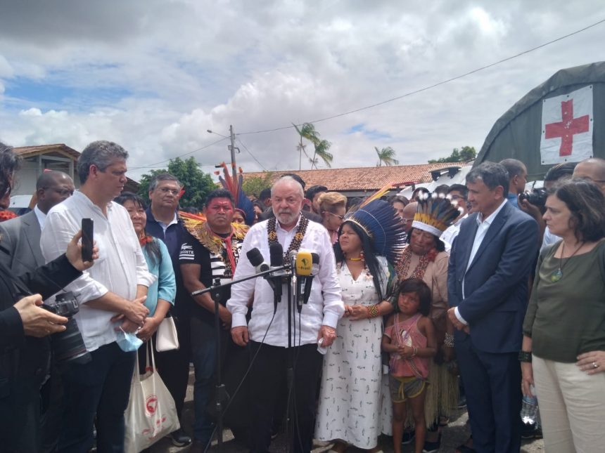 ‘Desumano o que eu vi aqui’, diz Lula sobre situação de indígenas em RR após visita à Casai