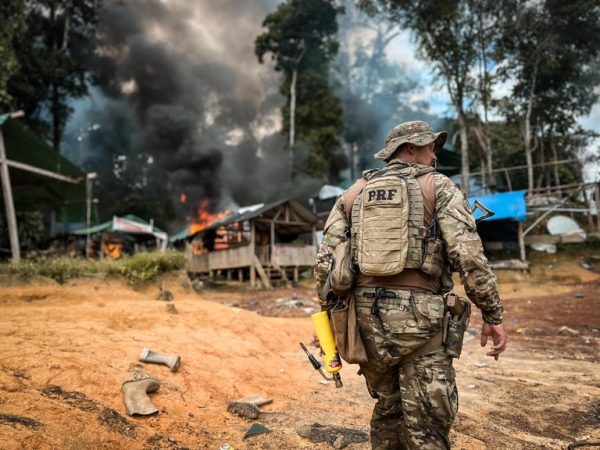 Ibama e PRF já desmontaram mais de 190 acampamentos na TI Yanomami em RR