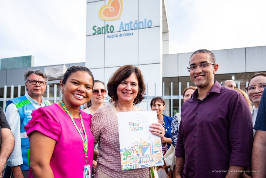 Ministra conhece gestão da saúde em Boa Vista e prefeito fala em parceria