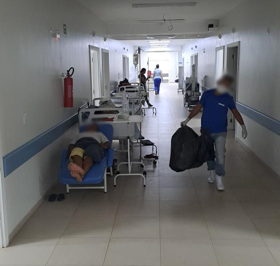 Comissão de Saúde inspeciona HGR após denúncia de pacientes em corredores