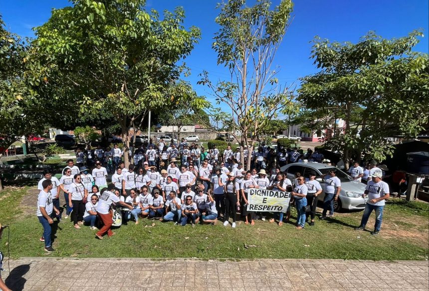 Professores de Rorainópolis entram em greve e pedem por melhores condições de trabalho: ‘não tem material didático e salas estão superlotadas’