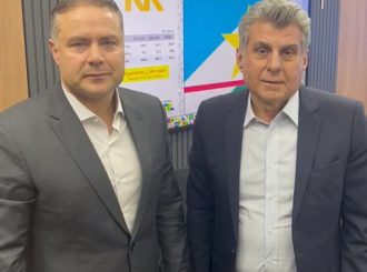 No Ministério dos Transportes: Romero Jucá discute sobre obras para RR com Renan Filho