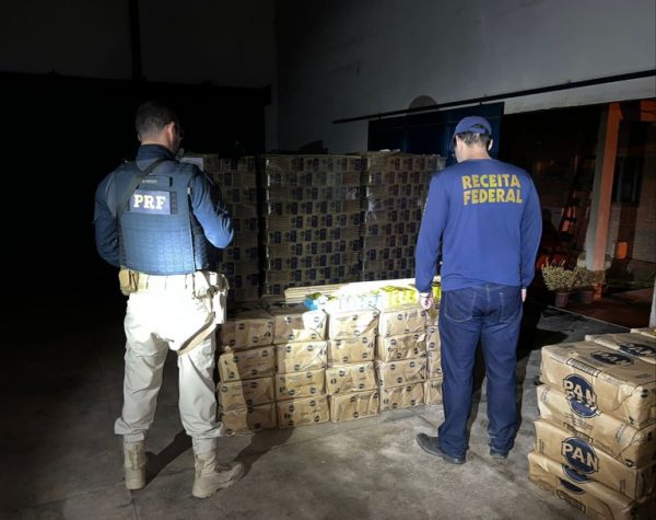 PRF apreende 1 tonelada de mercadorias contrabandeadas em RR