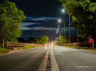 Iluminação implantada na ponte do Cauamé gera mais segurança e visibilidade em trecho da BR-174