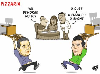Fazendo show…