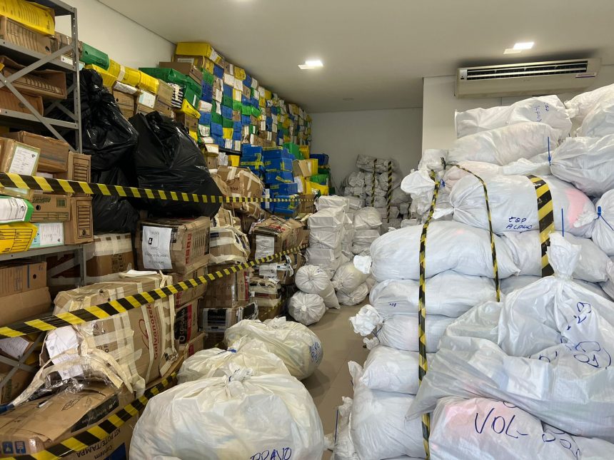 ‘No Fake’: operação conjunta apreende R$ 1,5 milhões em produtos falsificados em Boa Vista