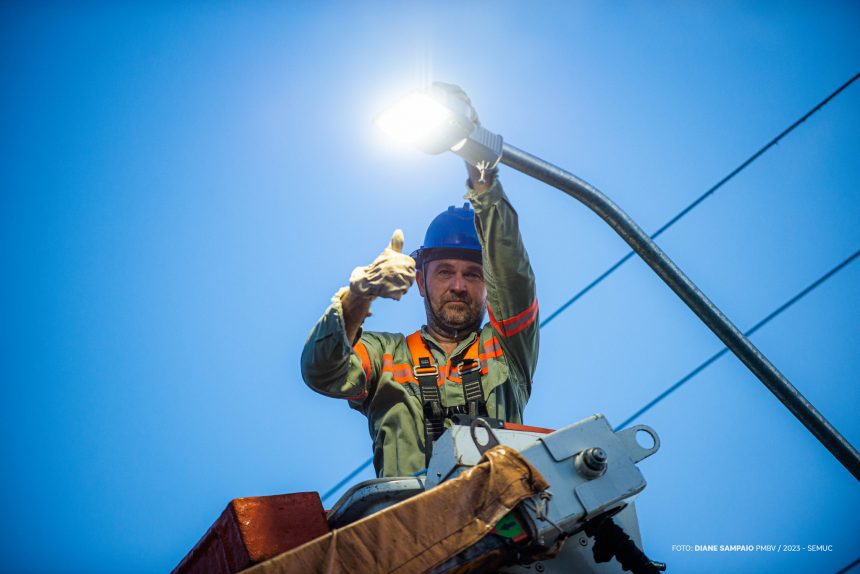 Boa Vista conta com 87% da iluminação pública em LED